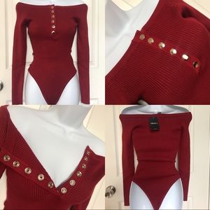 Off-the-Shoulder Bodysuit